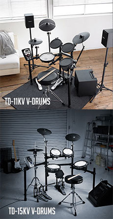 What's the difference Roland TD and TD electronic drum kits